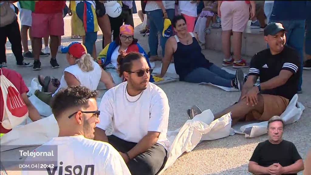 Venezuelanos manifestam-se em Lisboa contra Nicólas Maduro