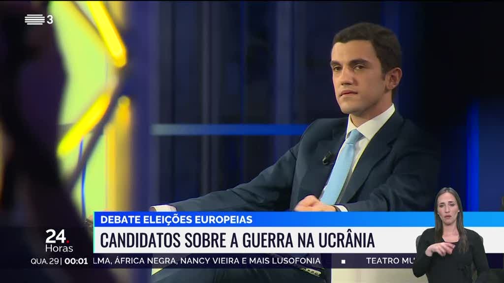 Guerra na Ucrânia marca debate entre os oito candidatos às Europeias