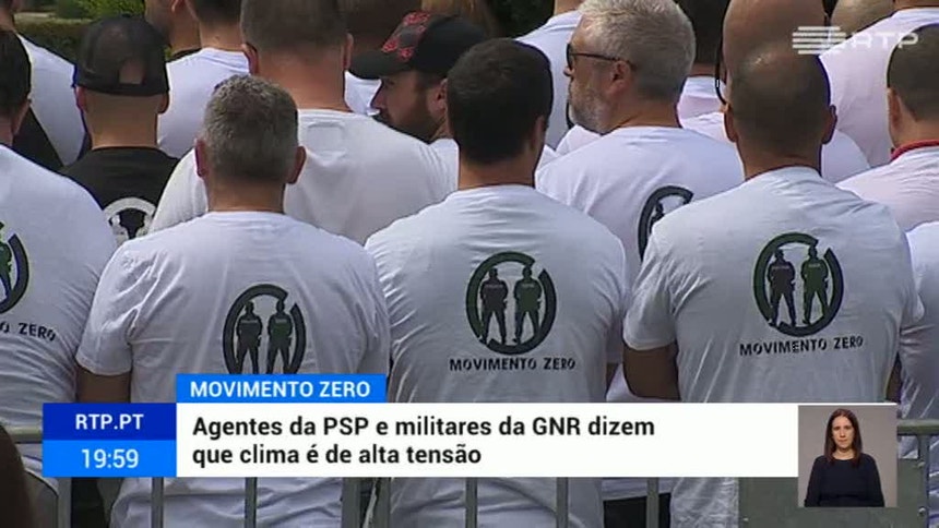 Movimento Zero. Agentes da PSP e GNR falam em alta tensão