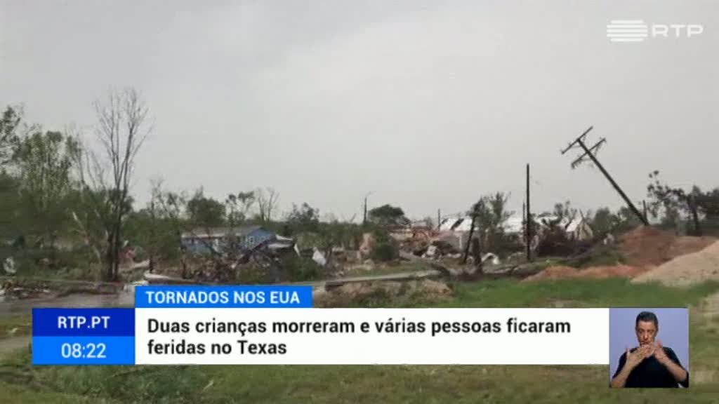 Tornados no Texas provocam dois mortos