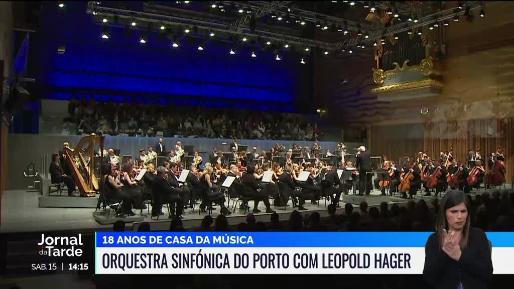 Casa da Música, no Porto, está a comemorar dezoito anos