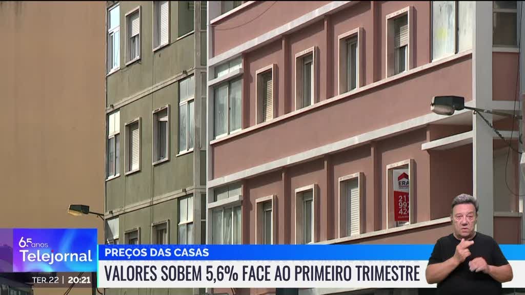 Preços das casas voltaram a subir no segundo trimestre