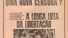 Imagem de “Jornal cor-de-rosa” em exposição no Museu de Imprensa