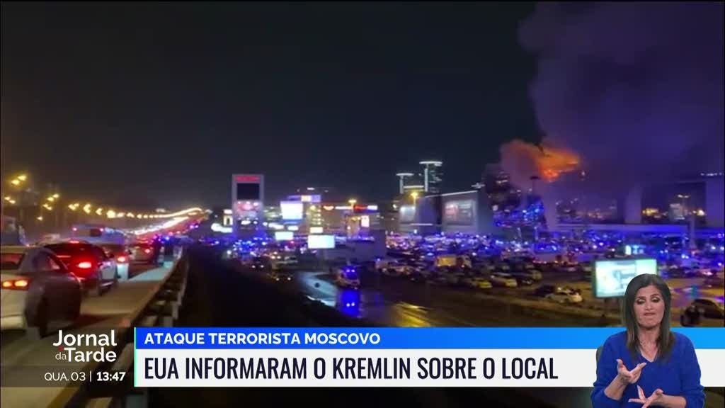 Ataque em Moscovo. EUA informaram Kremlin do local exato