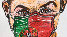 Imagem de Sara Santos retrata pandemia com personalidades mundiais (Áudio)