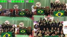 Imagem de Seleção brasileira de badminton, treinada pelo madeirense Marco Vasconcelos, foi terceira classificada nos Jogos Pan-Americanos por equipas