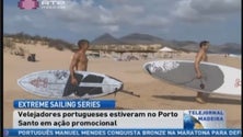 Imagem de Equipa portuguesa da Extreme Sailing Series esteve no Porto Santo (Vídeo)