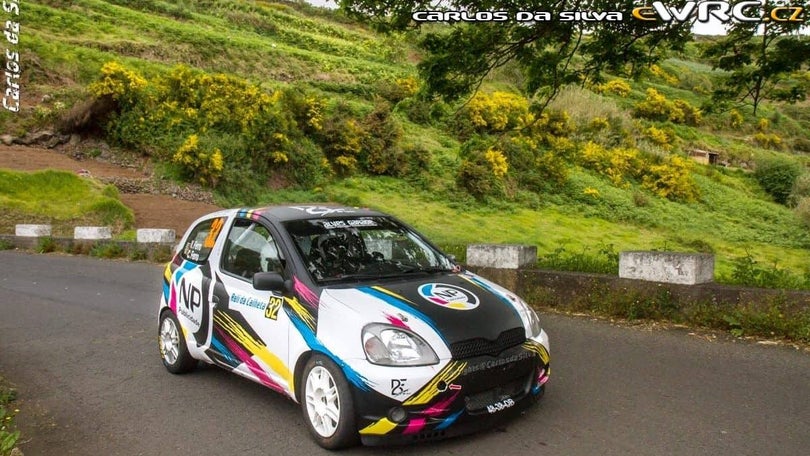 Paulo Nóbrega de Toyota Yaris no Rali Municípios de Câmara de Lobos e Funchal