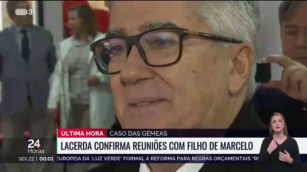 Caso gémeas. Lacerda Sales confirma reuniões com filho de PR