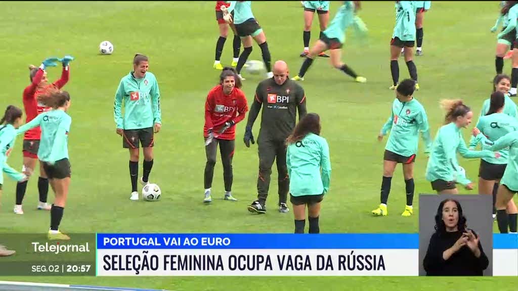 Portugal substitui Rússia no Europeu de futebol feminino