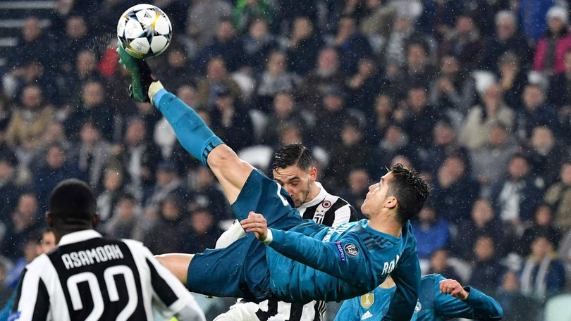 Ronaldo nomeado para melhor golo da UEFA