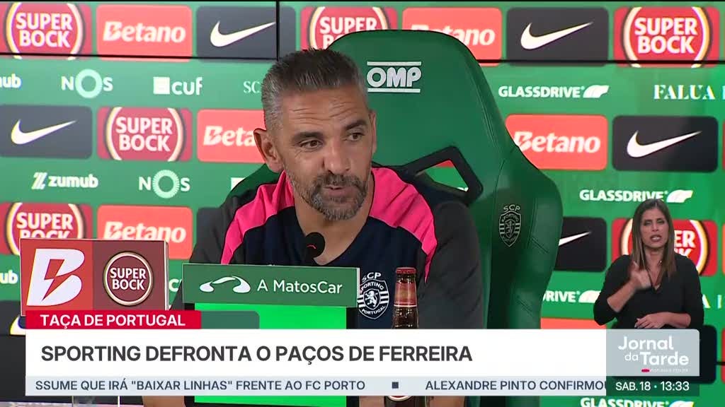 Sporting inicia defesa do título em Paços de Ferreira