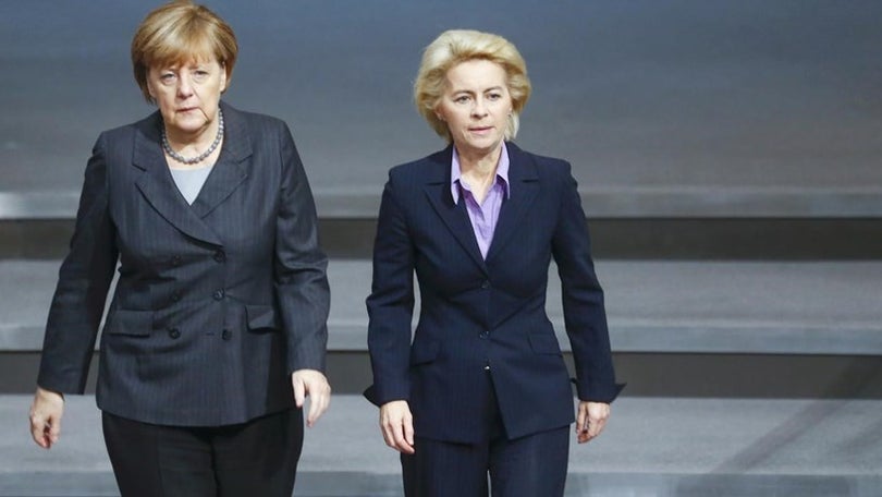 Imagem de Merkel e Von der Leyen em sintonia sobre urgência na resposta da União Europeia à crise