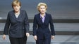 Merkel e Von der Leyen em sintonia sobre urgência na resposta da União Europeia à crise