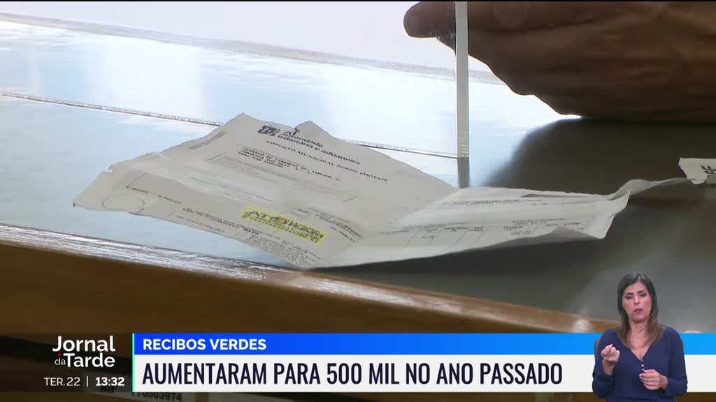 Número de trabalhadores a recibos verdes ultrapassou os 500 mil em 2023