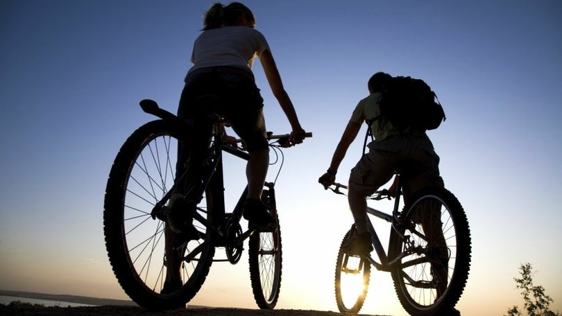 Imagem de Trilho em bicicleta