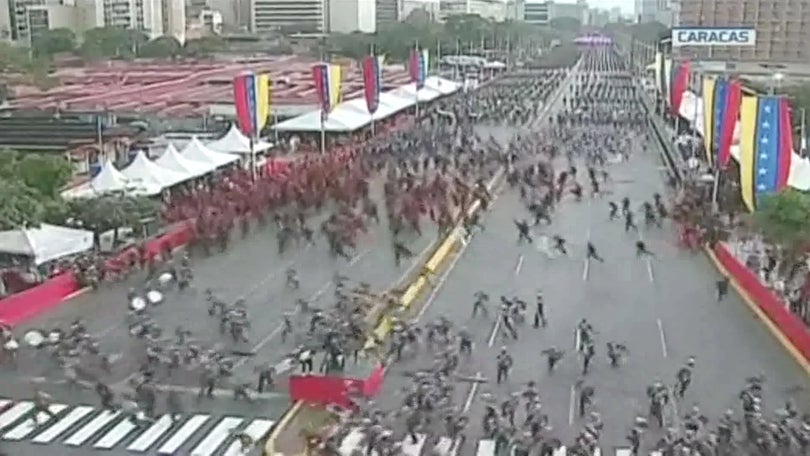 Imagem de Sete feridos em atentado que visava Maduro