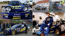 Imagem de Subaru Impreza 555 que foi utilizado por Colin McRae participa no “Rally Madeira Legend”