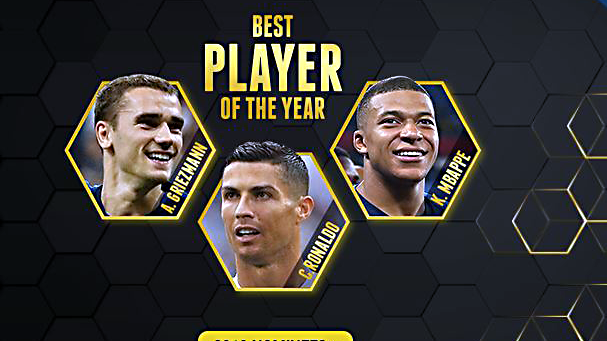 Imagem de Cristiano Ronaldo e Jorge Mendes entre os nomeados para os Globe Soccer Awards