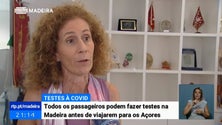 Imagem de Passageiros podem fazer testes à Covid-19 na Madeira antes de viajarem para os Açores (Vídeo)