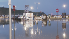 Sete ocorrências na Praia da Vitória devido à chuva forte (Vídeo)