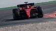 Imagem de Leclerc na pole position em Barcelona