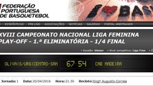 Imagem de Equipa feminina do CAB perde 1º jogo do Playoff com o Olivais por 67-54