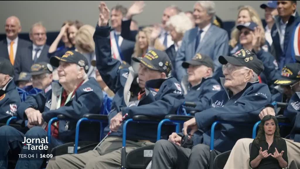 Celebrações dos 80 anos do Dia D com veteranos