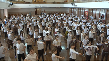 Imagem de Dia do karaté junta 400 crianças do Colégio de Santa Teresinha (vídeo)