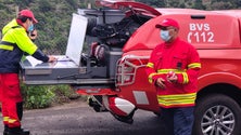 Imagem de Viatura que caiu tinha dois ocupantes