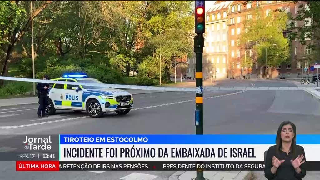 Tiroteio junto à embaixada de Israel em Estocolmo