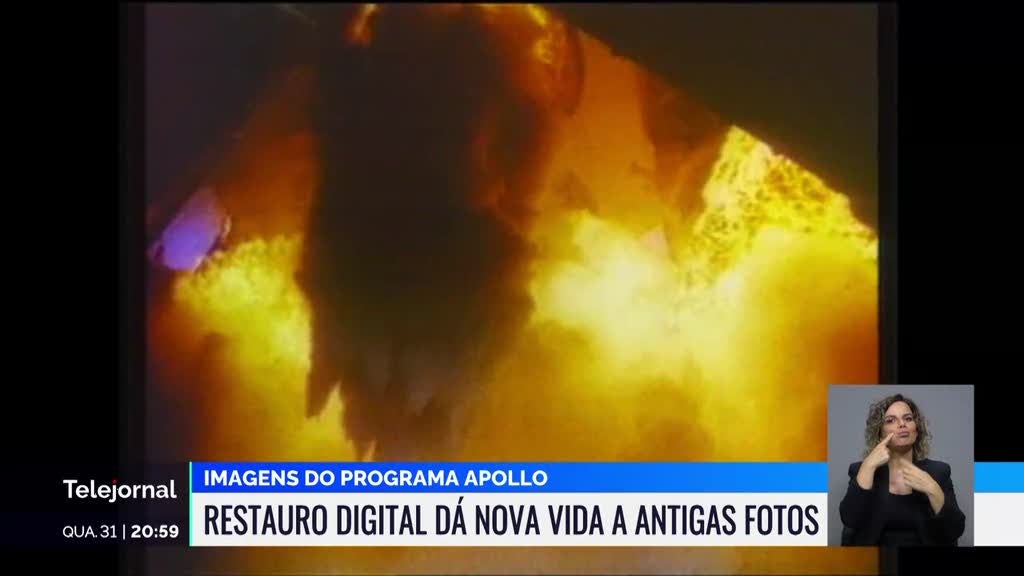 Vídeos e fotografias da ida à lua foram restaurados