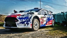 Imagem de Miguel Nunes em “rali 2” no segundo dia do Rali Serras de Fafe
