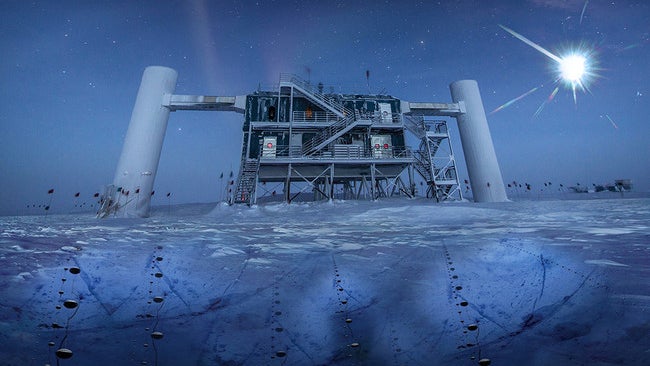 Imagem de Descoberta uma origem das “partículas fantasma” que atravessam anos-luz e chegam à Terra