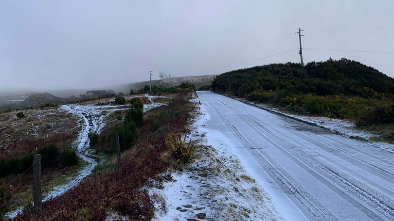 Imagem de Queda de neve encerra várias estradas