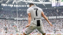 Imagem de Cristiano Ronaldo pode completar hoje o pleno de conquistas internas em Itália (Áudio)