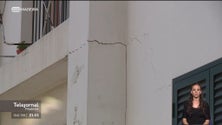 Imagem de Edifício do Canto do Muro tem uma deformação grave num dos pilares (vídeo)