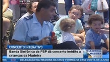 Banda sinfónica da PSP deu concerto de palmo e meio (Vídeo)