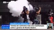 Imagem de Manifestação contra o governo de Nicolas Maduro termina em confrontos
