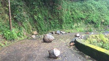 Imagem de Queda de pedras volta a preocupar moradores das Cruzinhas, Faial (Vídeo)