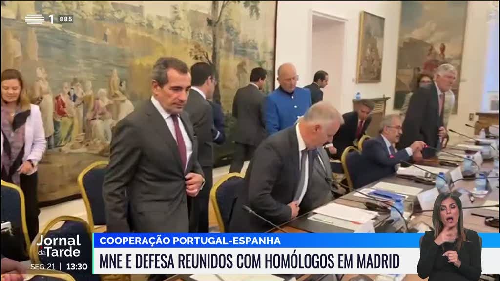 Ministros da Defesa e dos Negócios Estrangeiros estiveram reunidos com homólogos espanhóis