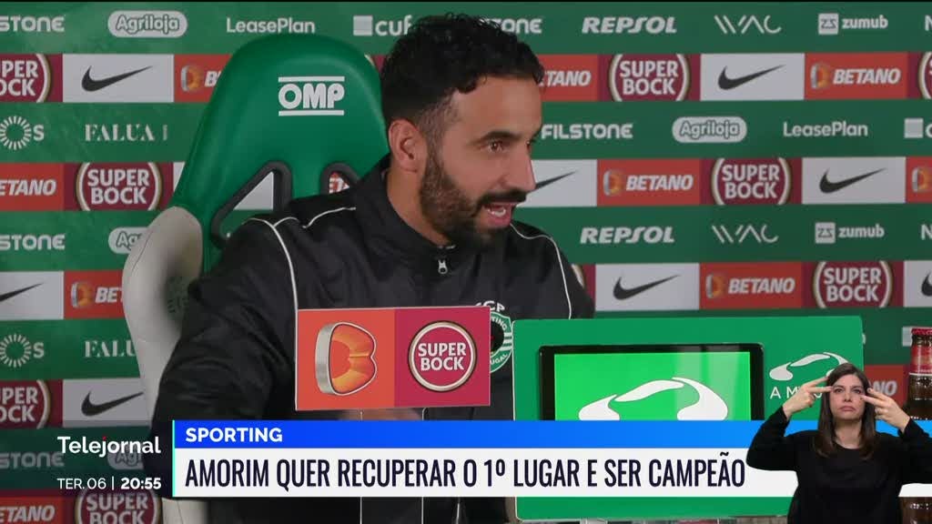 Rúben Amorim e o adiamento do jogo: "Nós queriamos jogar"