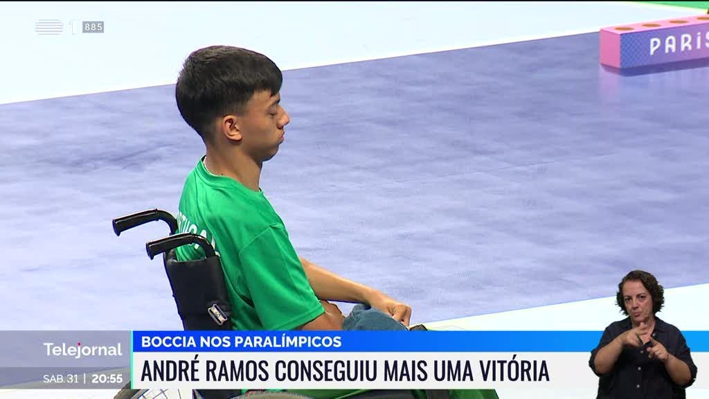 André Ramos conseguiu fechar a fase de grupos do boccia com um pleno de vitórias