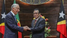 Imagem de Marcelo Rebelo de Sousa e Francisco Guterres trocaram altas condecorações