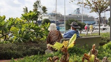 Imagem de Em dois dias, três navios com 8.581 turistas