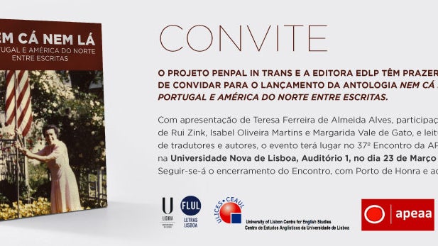 Imagem de Antologia Nem Cá Nem Lá: Portugal e América do Norte Entre Escritas