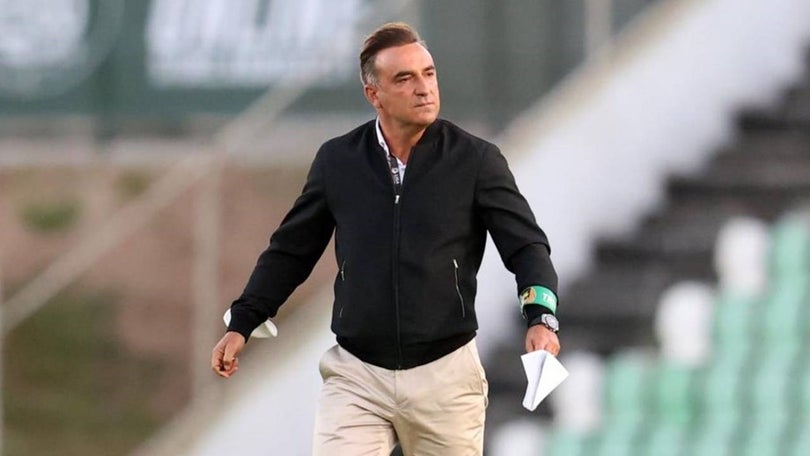 Imagem de Carvalhal evita falar em recorde pontos e diz que foco está apenas em vencer o Marítimo