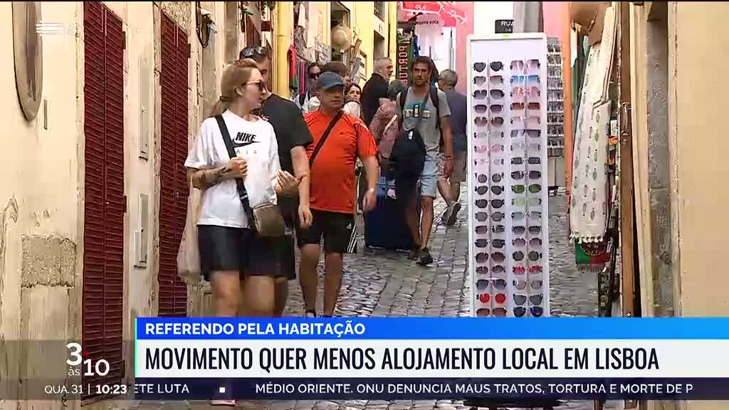 Movimento quer menos alojamento local em Lisboa e propõe referendo