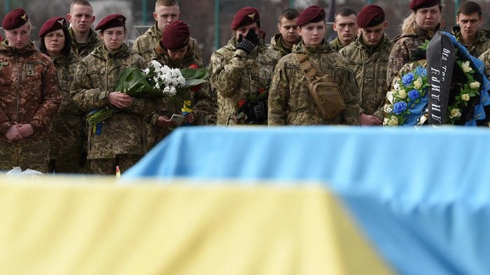 Ucrânia reconhece a morte de 1.300 militares