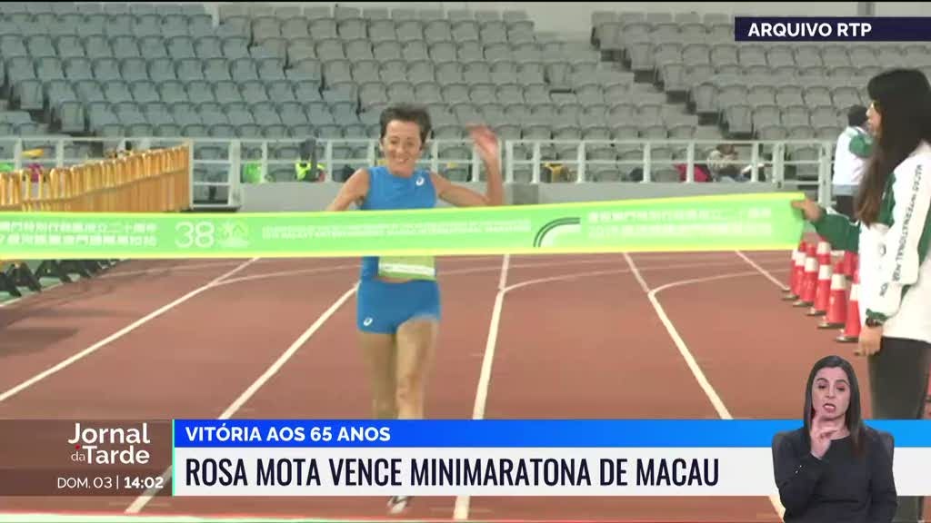 Rosa Mota venceu Mini-Maratona de Macau